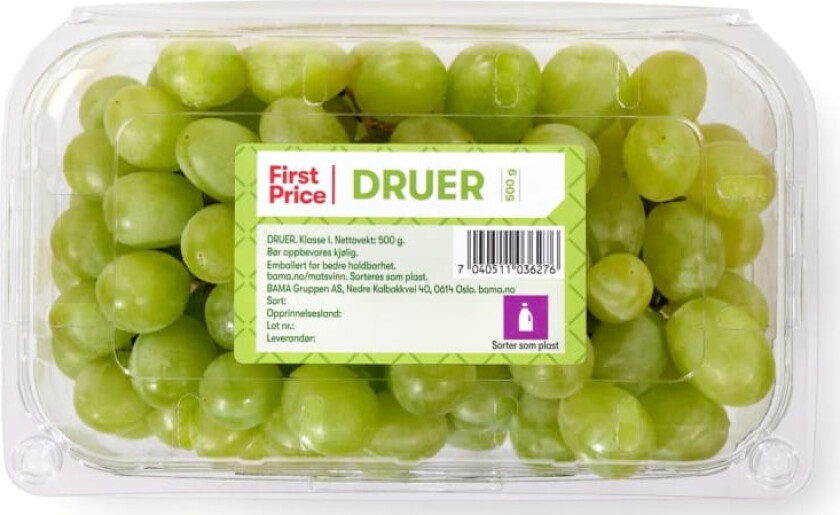 Druer Grønne 500g
