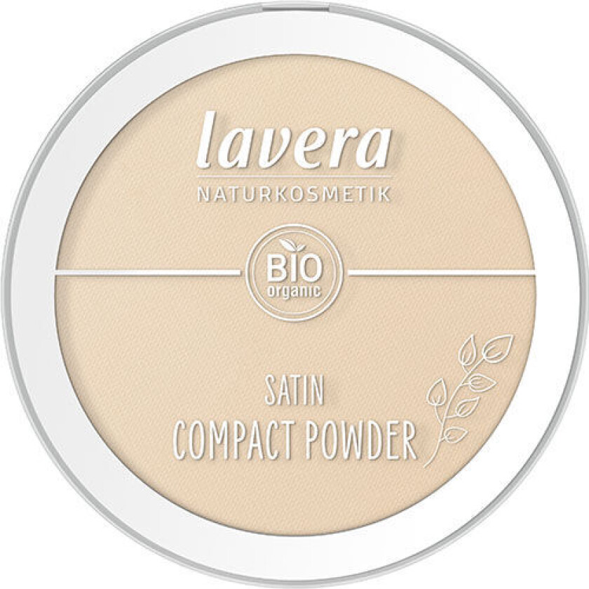 Satin Compact Powder - Medium 02 - 10 g