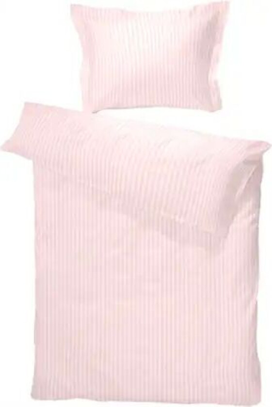 Sengetøy - 100x140 cm - Rosa - Jacquardvevd - 100% egyptisk bomullsateng - Turistrib