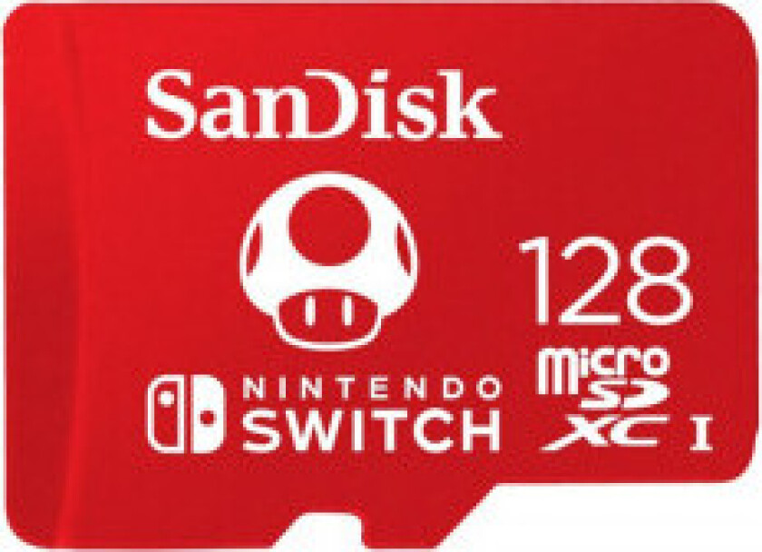 SanDisk Nintendo Switch microSDXC - Minnekort 128 GB V30 UHS-I U3 100/90 MB/s