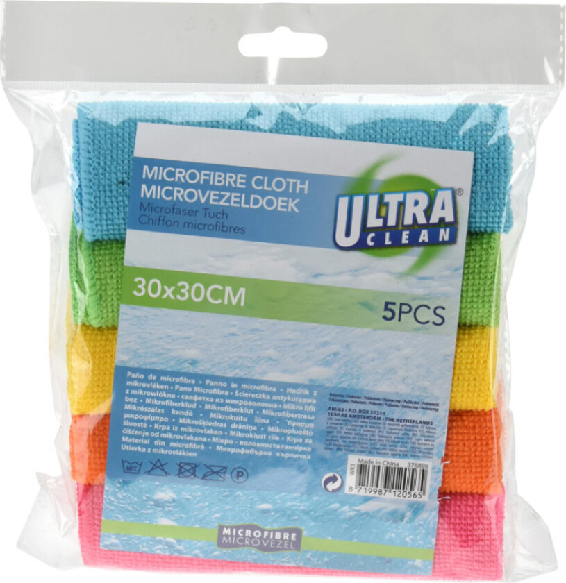 Ultra Clean Mikrofiberkluter 5 stk.