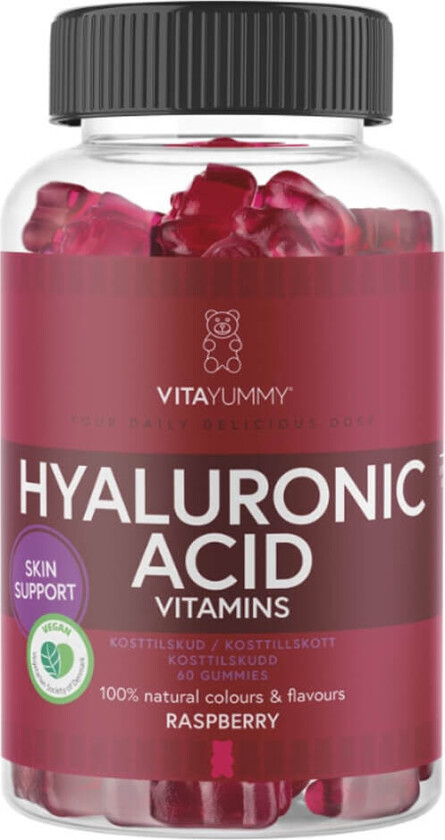 Hyaluronic Acid Raspberry   60 stk.