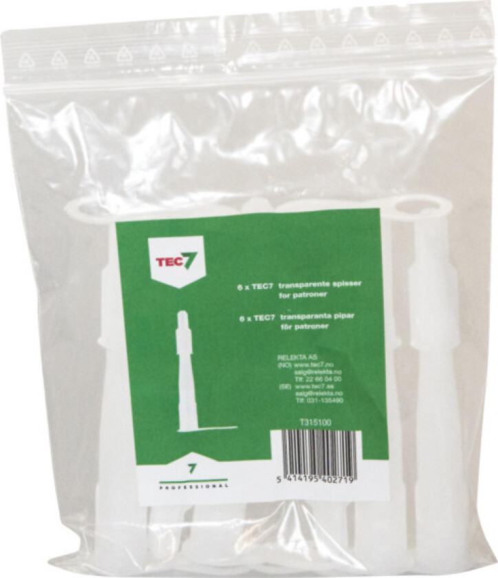 Tec7 Patronspisser Pose à 6 stk Novatech
