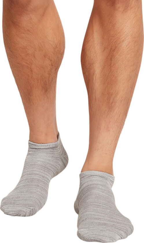 Bambus Sokker Menn Grå Str. 39-45 Low Cut/sneaker - 1 Stk