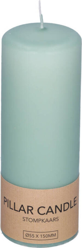 Bilde av Pillar Candle Green 55 x 150 mm