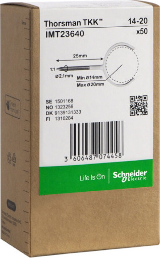 Metallklammer TKK 14-20 spiker 25mm 50stk