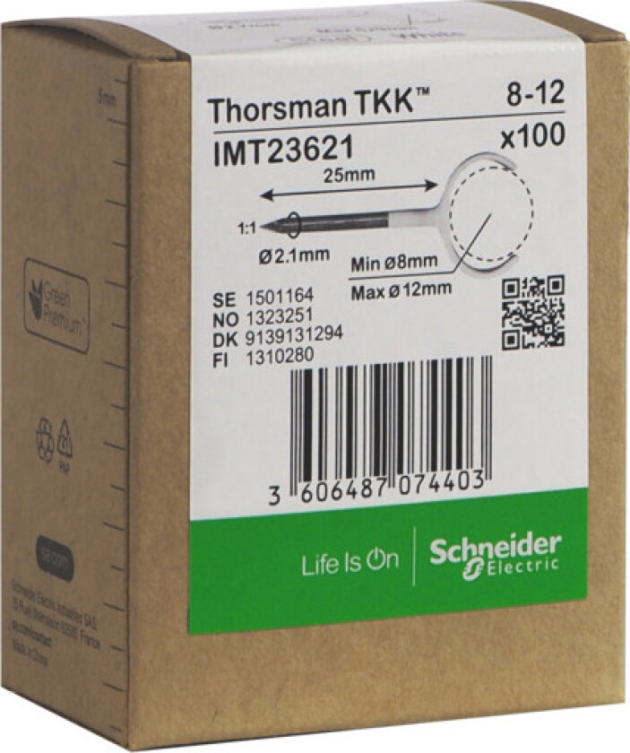 Metallklammer TKK 8-12 spiker 25mm 100stk