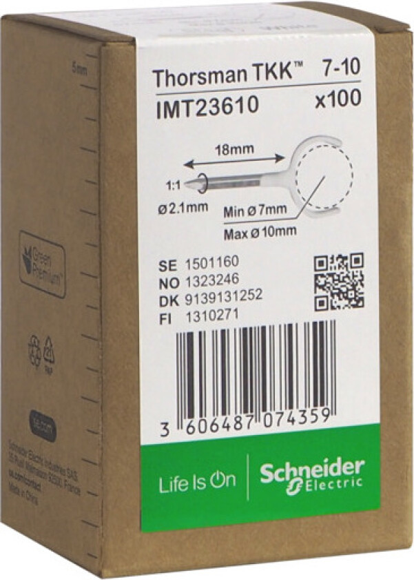 Metallklammer TKK 7-10 spiker 18mm 100stk