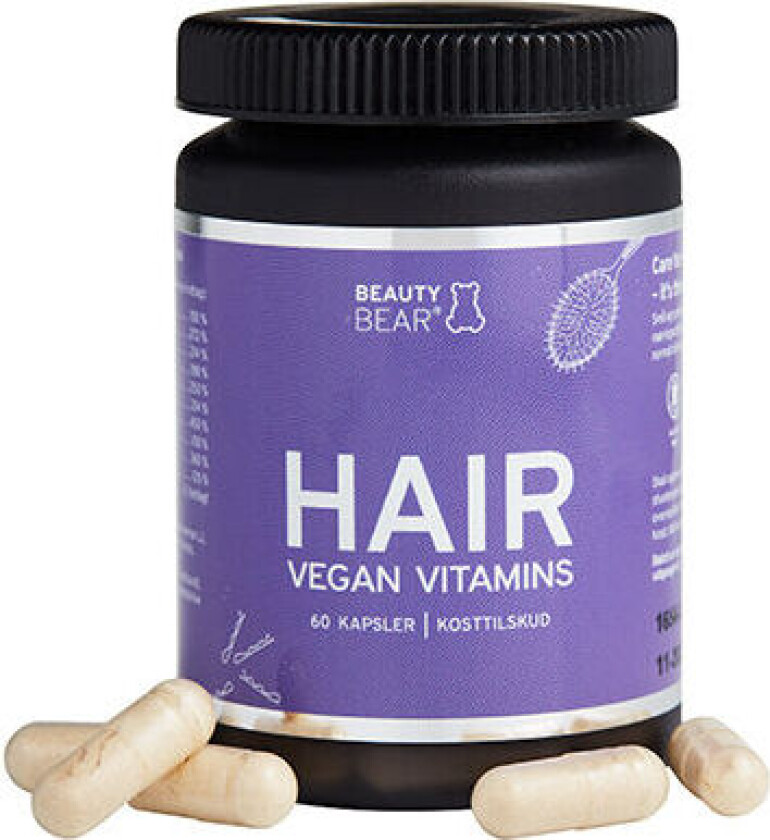 HAIR vitamin kapsler - 60 Kapsler