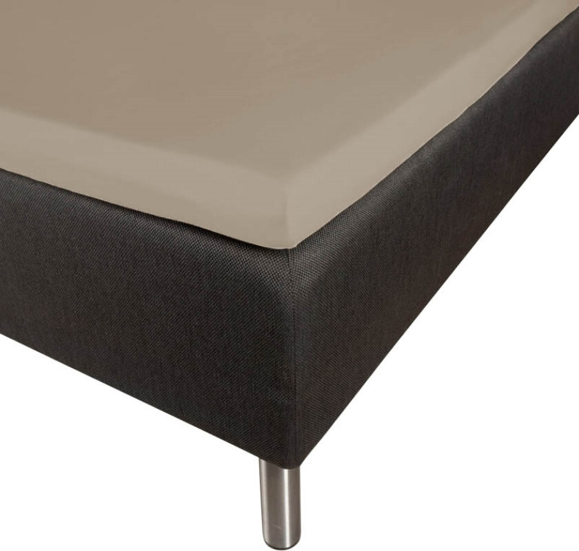 Bambuslaken - Konvoluttlaken 90x200x8 cm - Sand - 100% bambus - Laken til overmadrass