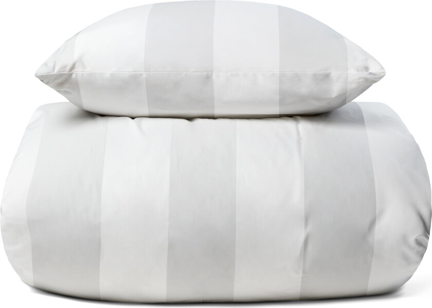 Luksuriøst sengetøy - 240x220 cm - 100% bomullssateng - Hvitt eksklusivt king size-sengesett fra By Borg