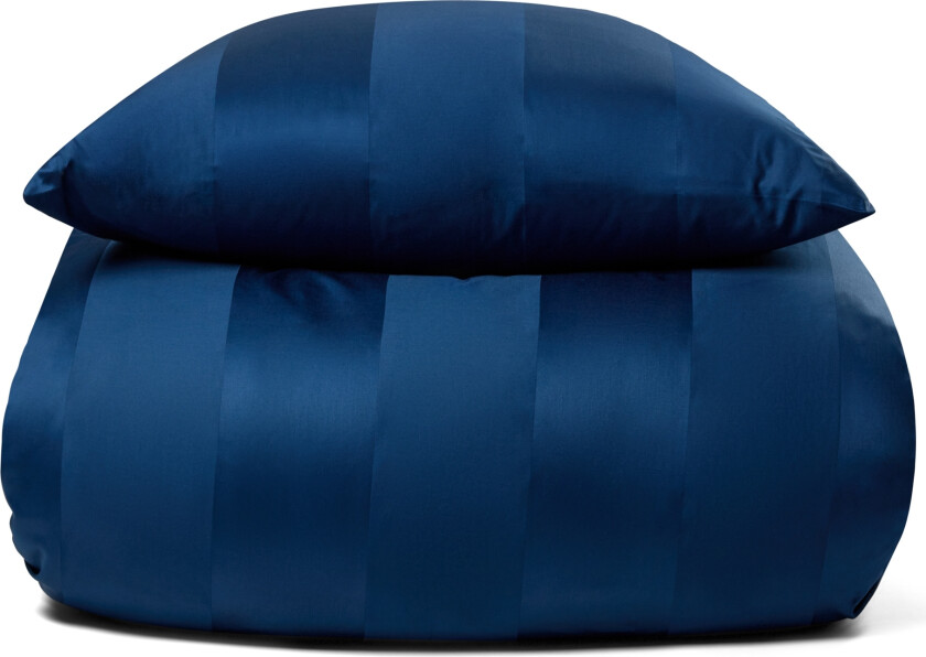 Luksuriøst sengetøy - 140x220 cm - Blått eksklusivt sengesett i 100% bomullssateng fra By Borg