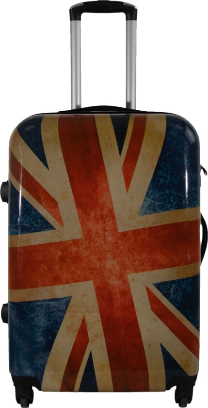 Koffert - Hardcase koffert - Str. Medium - Koffert med motiv - Union Jack - Eksklusiv lettvekt reisekoffert