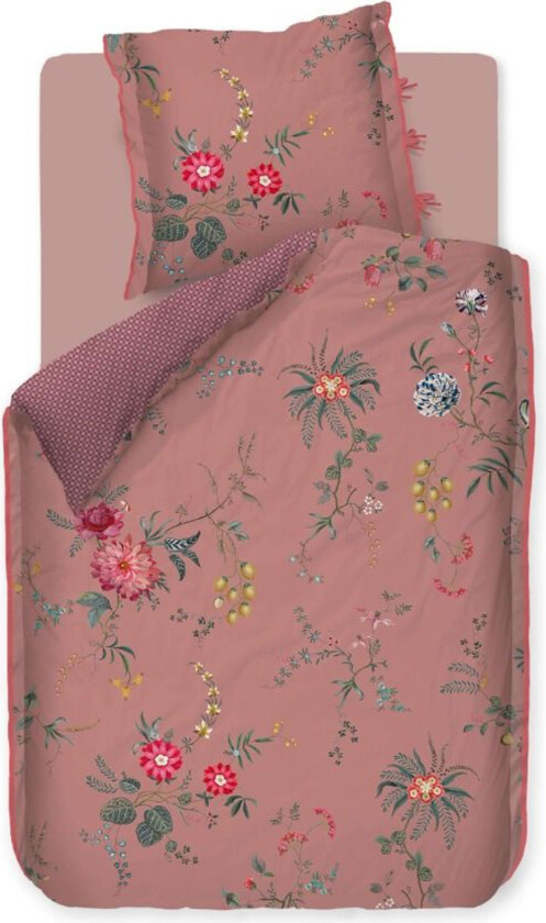 Pip studio sengetøy - 140x200 cm - Fleur grandeur - Vendbart dynetrekk - Sengesett i 100 % bomull