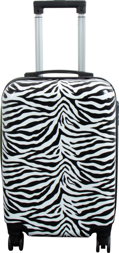 Kabinkoffert - Hardcase lettvekt koffert - Trolley med motiv - Zebra