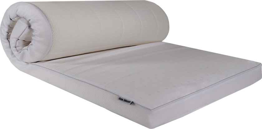 Overmadrass av lateks - 180x200 cm - 10 cm høy - Lateks & naturlateks - Zen sleep overmadrass for dobbeltseng