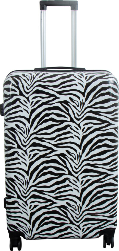 Stor koffert - Hardcase koffert med motiv - Zebra - Eksklusiv lettvektskoffert