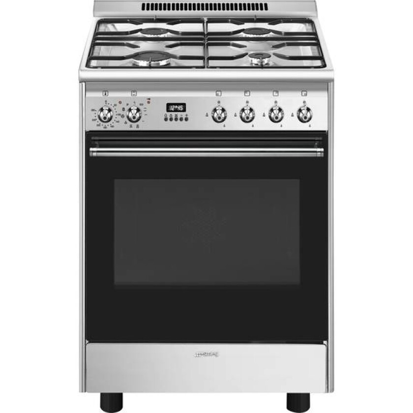 SMEG Komfyr 60 Cm Gass Rustfritt Stål Concerto Classic Cx60gp