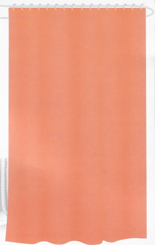 Bilde av Dusjforheng - 180x180 cm - Oransje - Dusjforheng klar til oppheng