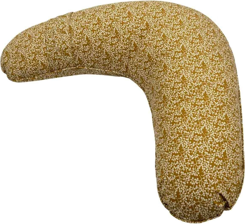 Ammepude - Müsli - 75x35 cm - Økologisk bomuld - Petit fleur - Trykk med små bær/blader