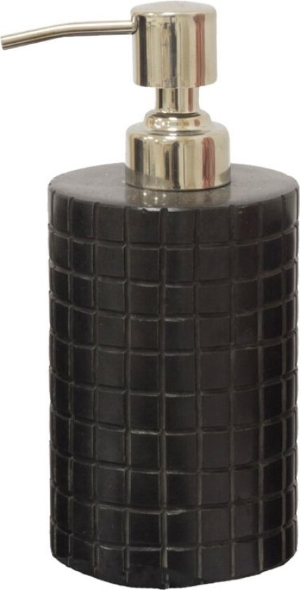 Såpedispenser - Svart stein - Turiform - Solid - 18 cm