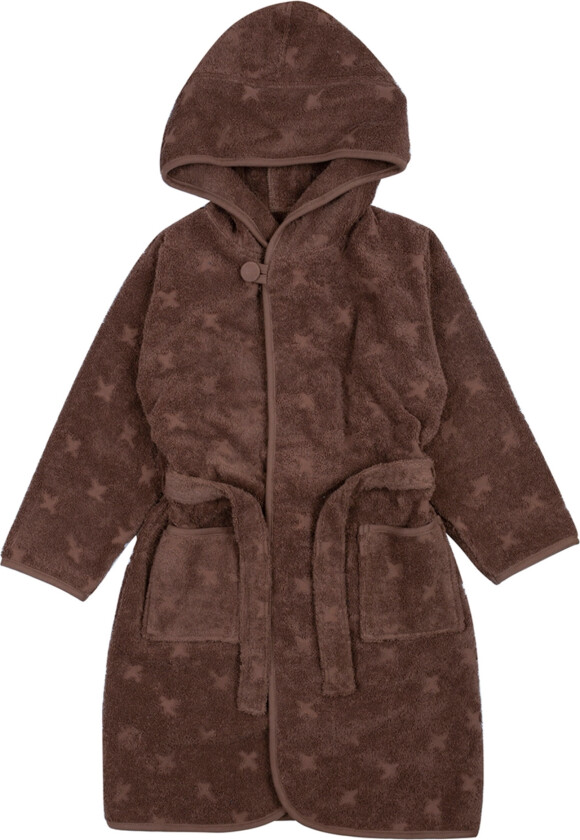 Morgenkåpe for barn - Str. 8-9 år - Müsli - Badekåpe for barn - Brown Sugar - By Green Cotton