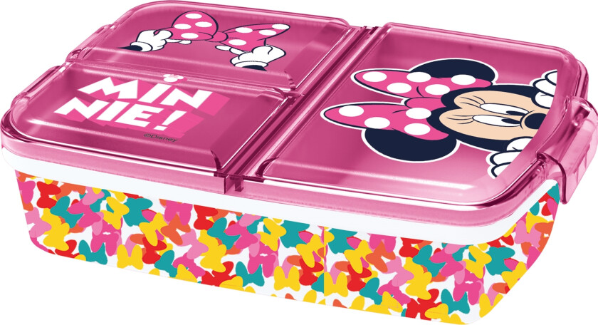 Disney matboks - Matboks med 3 rom for barn - Disney Minnie Mouse