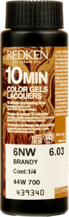 10min Color Gels Lacquers 6NW 60 ml