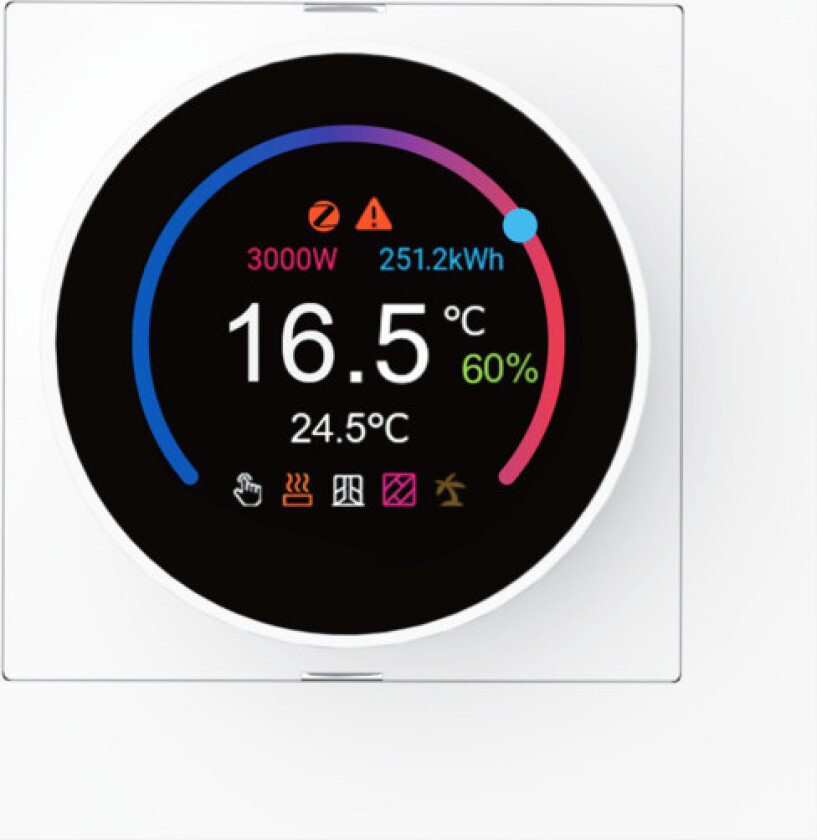 Zigbee Edge Termostat - Hvit