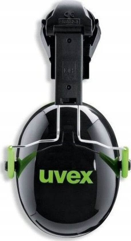 Hjelmmonterte Beskyttende Hodetelefoner Uvex K1h, Snr: 27Db, Svart/Grønn