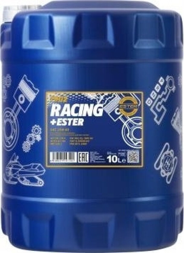 Oil Racing+Ester 10W/60 Syntetisk For Motorer 10 L