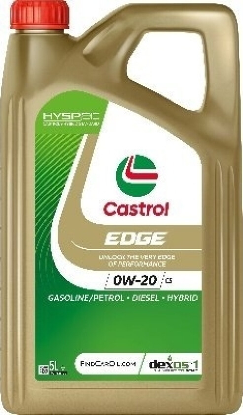 Oil Edge 0W-20 C5 Syntetisk For Motorer 5L
