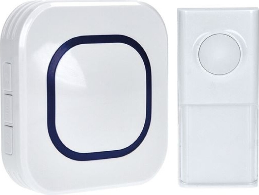 Wireless Doorbell, 250M, White, Learning Code