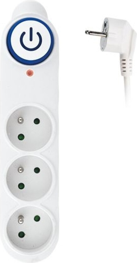 Surge Protector, 3Z, 1,5M, White