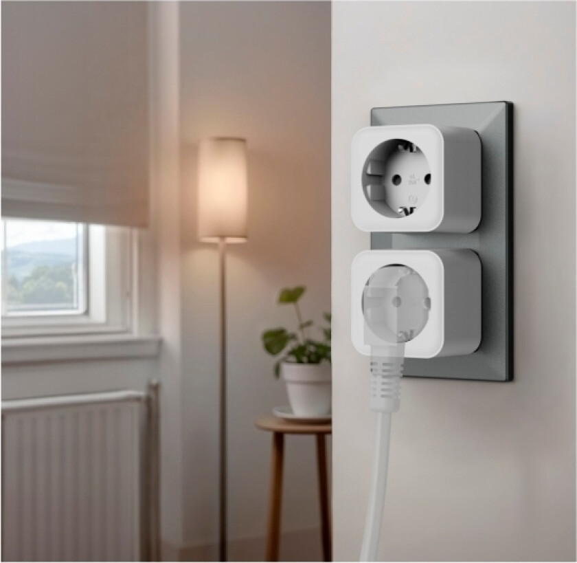 00176657 Smart Plug 3680 W Haus Schwarz - Weiß (00176657)