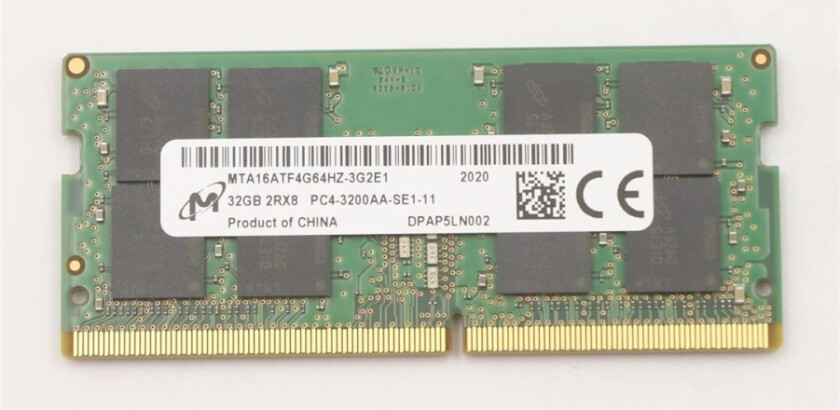 Sodimm, 32 Gb, Ddr4, 3200, Micron