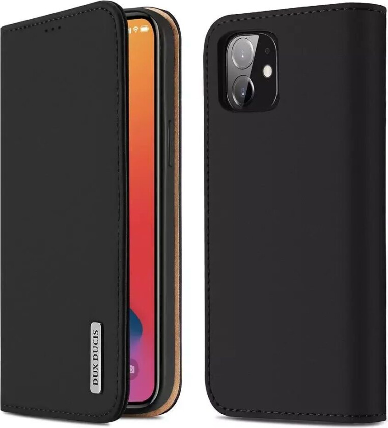 iPhone 12 Mini Wish Series Wallet Deksel Lommebok - Svart