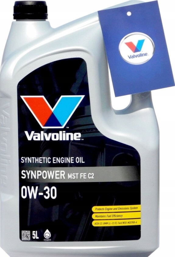 Motorolje Synpower Mst Fe C2 0W30 5L, Valvoline