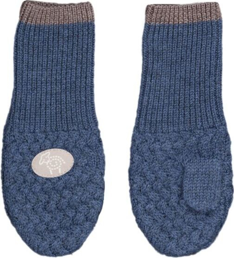 Lillelam Ull Votter classic Blå