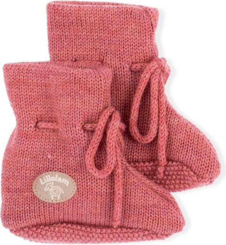 Lillelam Babytøfler Ull classic Cerise