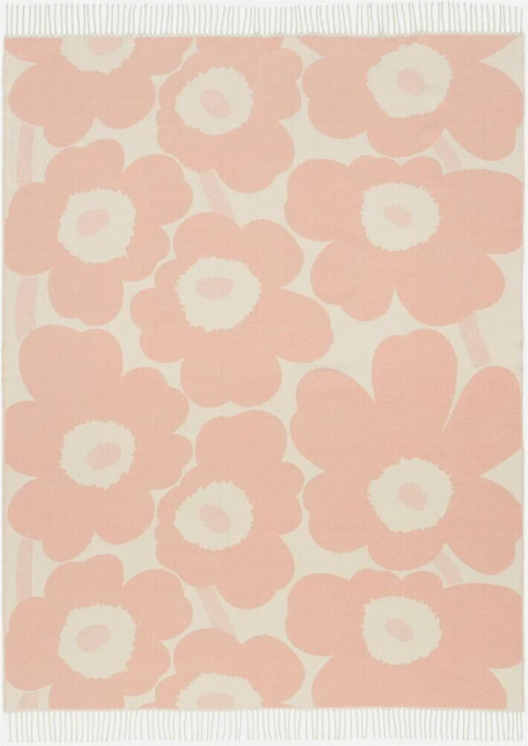 Unikko pledd 130x180 cm Pink