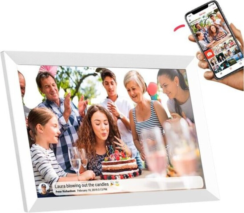 Frameo Digital Picture Frame 10" - White