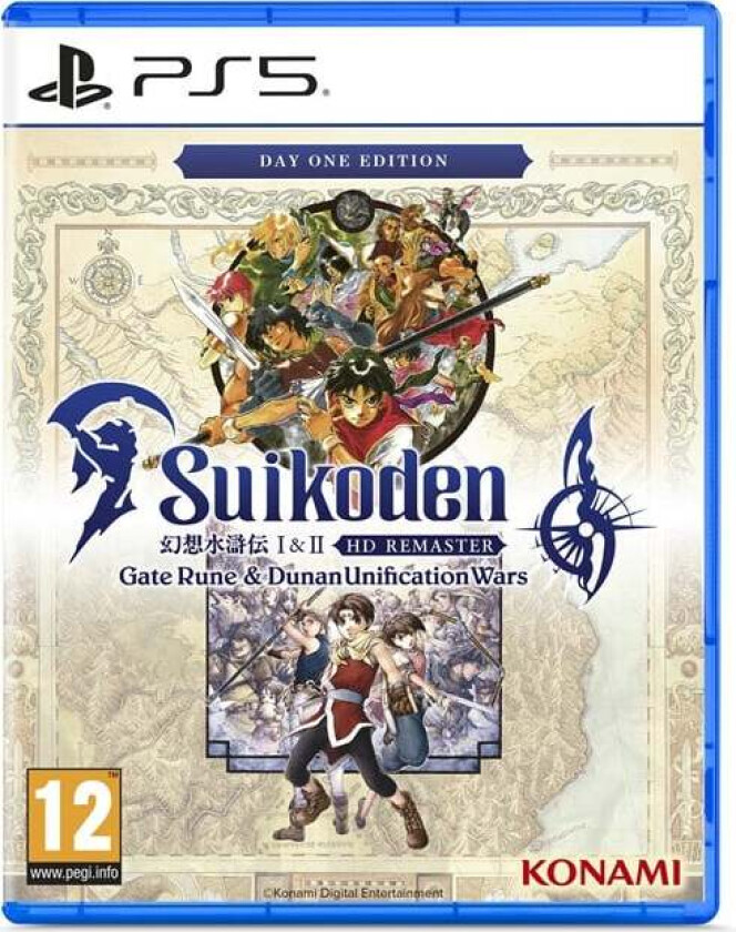 Suikoden I + II HD Remaster: Gate Rune and Dunan Unification Wars (Day One Edition) - Sony PlayStation 5 - RPG