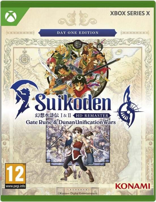 Suikoden I + II HD Remaster: Gate Rune and Dunan Unification Wars (Day One Edition) - Microsoft Xbox Series X - RPG
