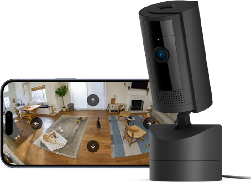 Pan-Tilt Indoor Cam - Black