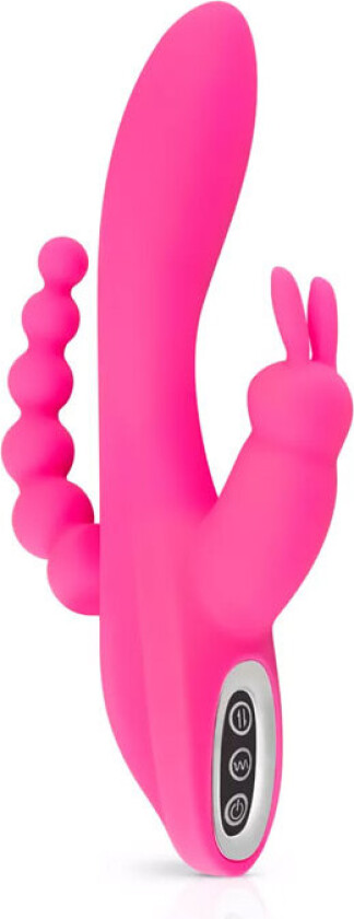 Double Rabbitvibrator m/ analkuler