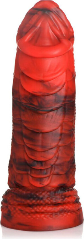 Fire Dragon Red Scaly Dildo