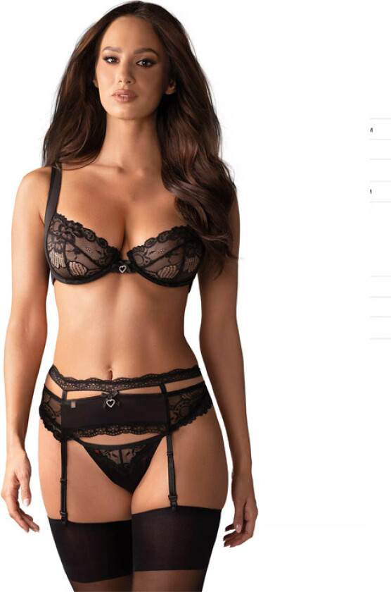 Heartina Hofteholdersett m/ BH og String - L/XL