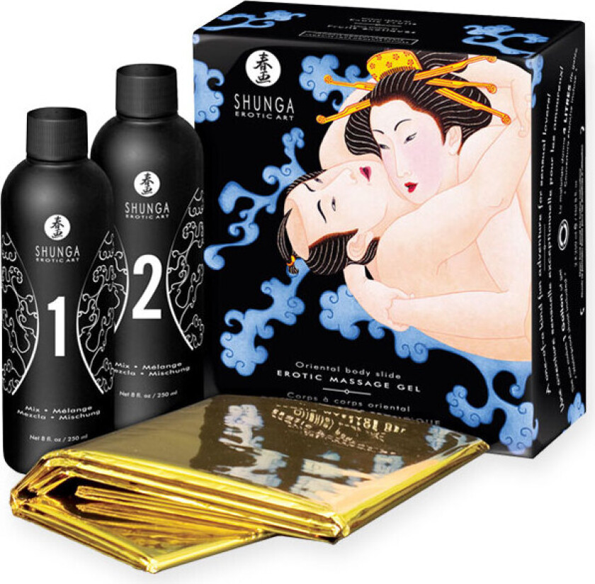 Shunga Body Slide Tantrisk Gelemassasje - Exotic Fruits
