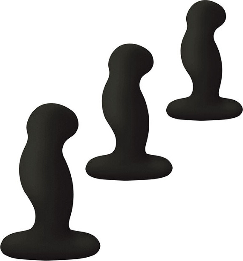 - G-play Trio Plus Vibrerende Analplugger (3 stk)